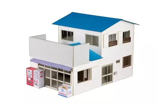 PLUMPMOA HO Scale Machikado Accessories Series Store Paper Kit Diorama Supplies MS093 1/80 Ёродзуя
