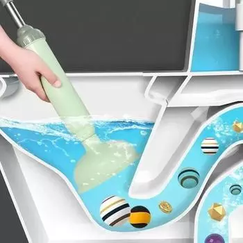 Плунжерный насос для унитаза, насос высокого давления, противозасоряющиеся очистители для дренажа, устройство для драги труб для ванной комнаты, кухонная раковина, сливные чистящие средства розовый