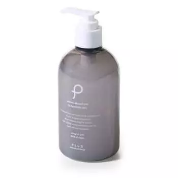 PLuS Amino Moisture Очищающий гель Совместим с накладными ресницами (300г / Средство для снятия макияжа) Содержит конжаковый скраб, керамиды, масло жожоба, гиалуроновую кислоту.