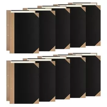 Plus binding cover A4 vertical 2 holes graduation thesis submission 10 book set black FL-012TU 77-179 10