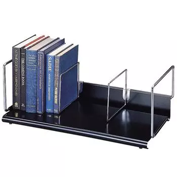 Plus Bookstand B Type L Width 62cm Bookstand Sliding Partition 2 Pieces Black Bars 89-266