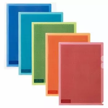 Plus camouflage holder A4 5 colors set 2 pieces