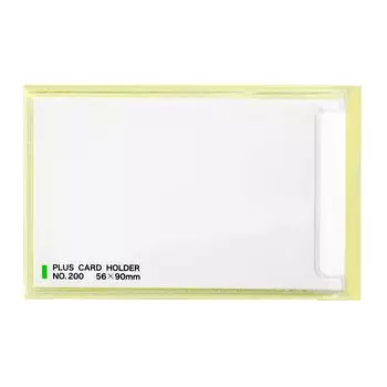 PLUS Card Holder with Adhesive Stikit 100 Sheets 90 x 56mm (NO.200) 33-715