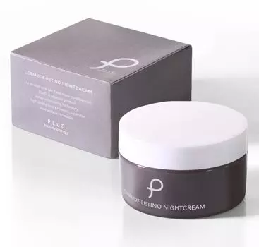 PLuS Ceramide Retino Night Cream 3 types of ceramide Whole 7 types of Japanese and Chinese plant extracts (60g / Retinol, cream), face, Pactiol,