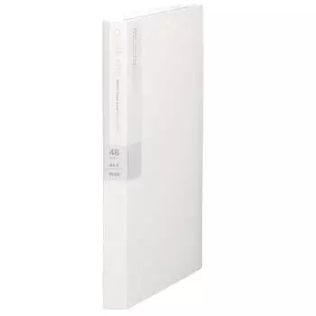 Plus Clear File A4 Vertical 48 Pockets Deja Vu 89-709 Pure White