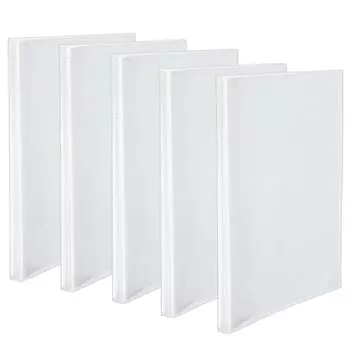 Plus Clear File Simple Clear File A4 40 Pocket Clear 5 Book Set