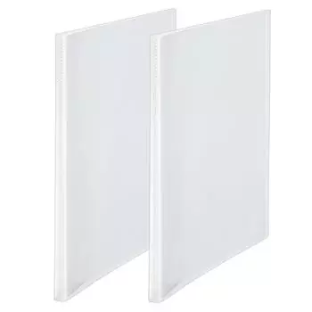 Plus Clear File Simple Clear File A4 40 Pockets 2 Pack Clear FC-240SC 98-1972