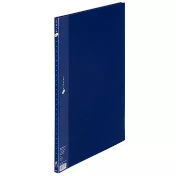 Plus Clear File Super Economy A3 Vertical 20 Pockets Navy 88-401