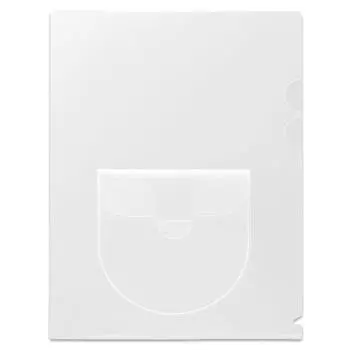 Плюс прозрачный держатель А4 с карманом для дисков 10 шт FL-169HO 88-242 чистый