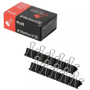 Plus Clip Двойной зажим Большой 10 шт. 120 листов в переплете 35-467