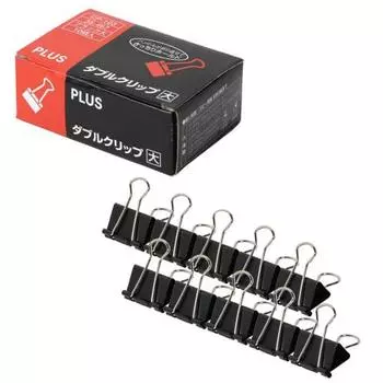 Plus Clip Двойной зажим Большой 10 шт. 120 листов в переплете 35-467