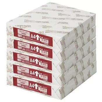 Plus Copy Paper A4 Белизна Толщина бумаги 2500 листов 82% 0,09 мм (5005) 560015