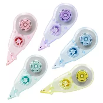 Plus Correction Tape одноразовый компактный пастообразный 5 цветов набор ширина 5 мм WH-1805-P
