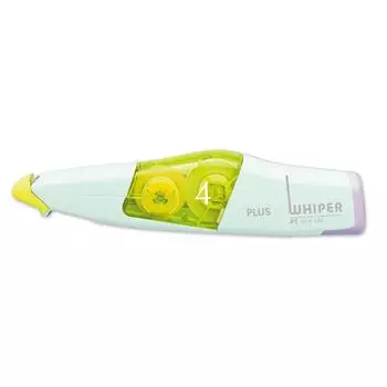 Plus Correction Tape Whiper PT 4mm Pale Green WH-644 48-755