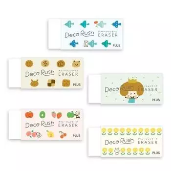 Plus Deco Rush Limited mizutama Eraser 5 pieces DC-14ER-LM 54482E