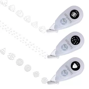 Plus Deco Rush Thick Type Limited Monochrome Series 3 Pattern Set DC-080LM