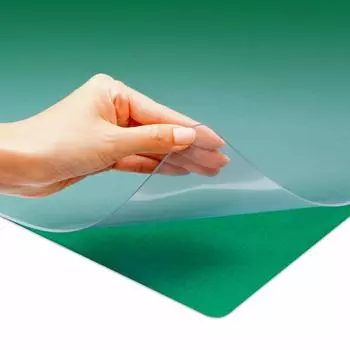 Plus Desk Mat Antibacterial Mouse Compatible 600 x 450mm DM-010KWA 41-038