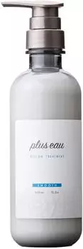 plus eau Mellow Treatment Smooth 450ml Pump Single Item White Floral Pear Scent &