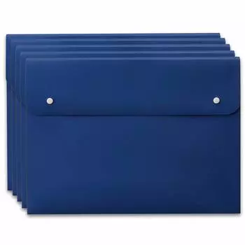 Plus envelope with pocket bag with A3 horizontal blue 5 pieces (file gusset) 88-576
