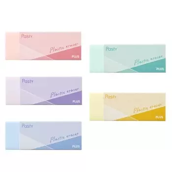 Plus Eraser AIR-IN Pasty Plastic 5 Color Assortment Limited ER-100AN-P 36-550E