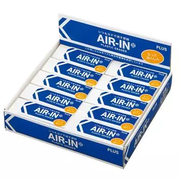 Plus Eraser Motto Anshin White 28g 20 pieces Air-in ER-100AN 36-953 20