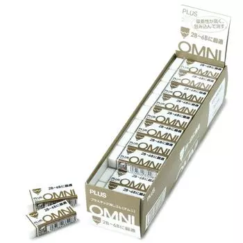 Plus Eraser Omni 40 pieces 2B~6B ER-060MD