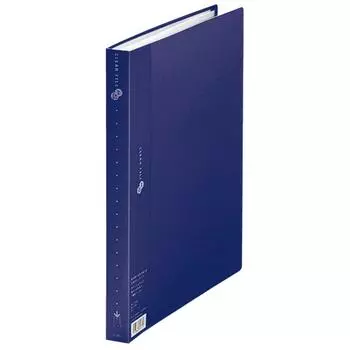 Plus File Clear File Super Economy A4 Vertical 40 Pockets Navy 88-431
