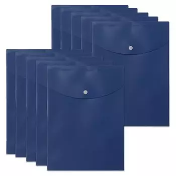 Plus File Envelope with Pocket Gusset A4 Vertical Blue 10 Books FL-120CH 88-27110