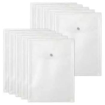 Plus File Envelope with Pocket Gusset Available A4 Vertical Clear 10 Books FH-120CH 88-274E0