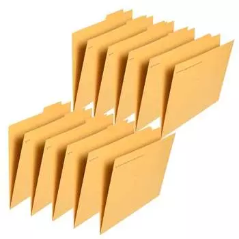 Plus File Individual Folder Recycled Paper B4 Yellow 10 Sheets FL068IF 87-437E0