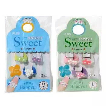 Plus Finger Cot Meklicco Sweet Flower 1 размер M + Flower 2 размер L комплект