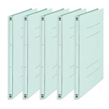 Plus Flat File A4 Vertical 2 Holes Back Expandable Cenovus Thinning Wood 5 Books Blue