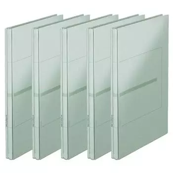 Plus Flat File A4 Vertical 2 Holes Back Width Stretchable Cenovus EX 5 Books Gray