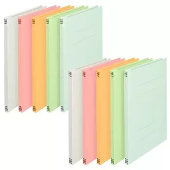 Plus Flat File Resin Binder A4 Vertical 5 цветов 10 книг NO.025NP 78-3202
