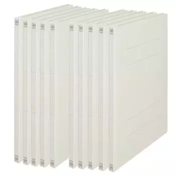 Plus Flat File Resin Binder B4 Vertical Gray 10 Books NO.011N 79-08910