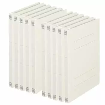 Plus Flat File Resin Binding B5 Vertical Gray 10 Books No.031N 78-049E0