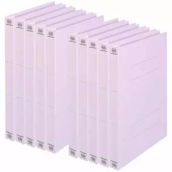 Plus Flat File Resin Binding Tool Thick Binding 300 A4 Vertical Violet 10 Books NO.021NW 79-112E0