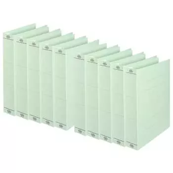 Plus Flat File Resin Binding Tool Thick Binding 500 Sheets A4 Vertical Blue 10 Books No.021SW 87-985E0