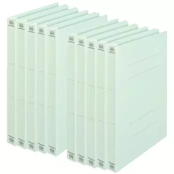 Plus Flat File Resin Binding Tool Толстый переплет 300 A4 Вертикальный синий 10 книг No.021NW 79-04510