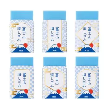 Плюс Гора Фудзи Японский Набор из х 6 ластиков Air-in, Дизайн, 6, ER100AIF, 36-591