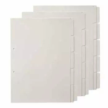 Plus index A4 2 holes Tasukea Removable label No printing 5 mounts 98-081 x 3 Total 30 sheets