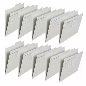 PLUS Individual Folder Economy 10 Sheets A4 Horizontal FL-081IF 87-411 Gray