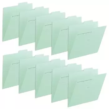 PLUS Individual Folder Recycled Paper Blue 10 Sheet Pack A4-E FL-061IF 87-095