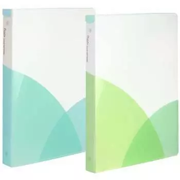 Plus Loose Leaf Binder Wide B5 Vertical Pasty 2 Colors C Set
