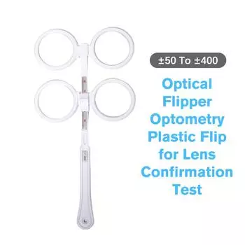 Плюс-минус50-плюс-минус400 Оптический офтальмологический держатель линзы-флиппера Регулируемое расстояние Тренажер для глаз