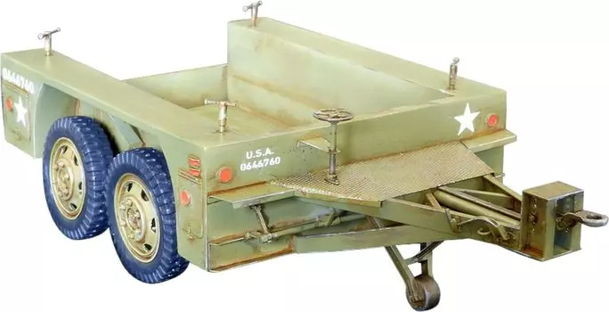 PLUS MODEL American M7 trailer resin kit PLM510 1/35 2-axle