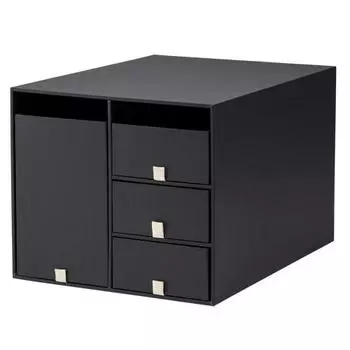 Плюс органайзер для стола, ящик для хранения аксессуаров, ящик для хранения косметики, гостиная, черный размер L LP-304YL 85-133