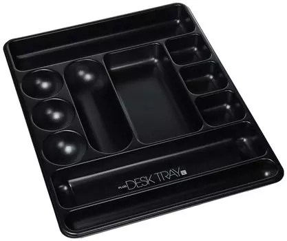 PLUS Plus Desk Tray L Black 31039037mm 63-809