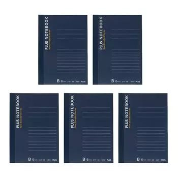 PLUS Plus Memo Pad Notebook A6 5 5 Books Navy No. B-lined NO-405BS 76-720 5