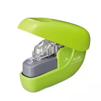 PLUS Plus Needleless Stapler Paper Clinch Green SL-106NB 31-123